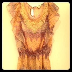 BUNDLE Summery Peplum blouse + Blue cult jeans