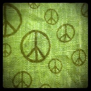 NWT "peace" scarf RESERVED @bribri123