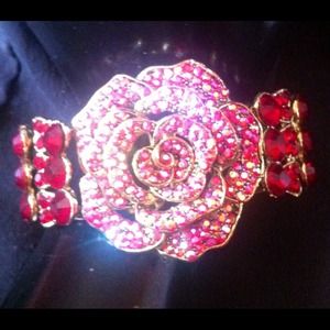 Ruby rose crystal Bracelet