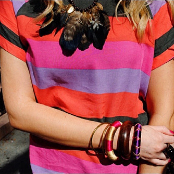 Zara Bright Striped Tee
