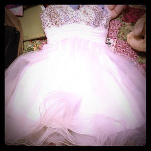 White small sequin dress!