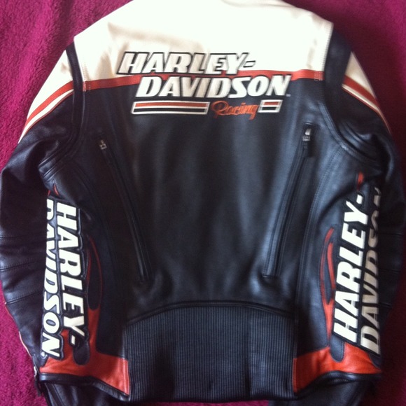 Harley Davidson Screaming Eagles leather jacket - Picture 2 of 2