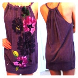 📢📢SOLD...NWoT Plum floral top!!! SOLD📢📢📢