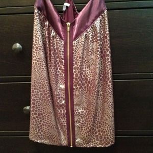Charlotte Russe zip front tank