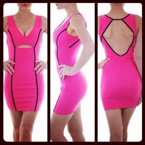 Bodycon open back Dress