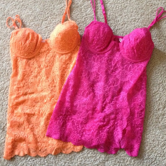 Trade w/ @knguyen VS floral Lace baby doll duo!!!