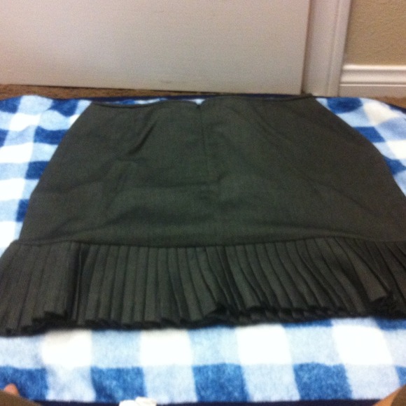 Nice black skirt.