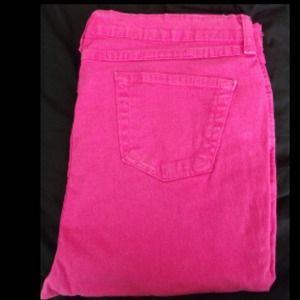 reserved for chels00! bright pink skinny jeans