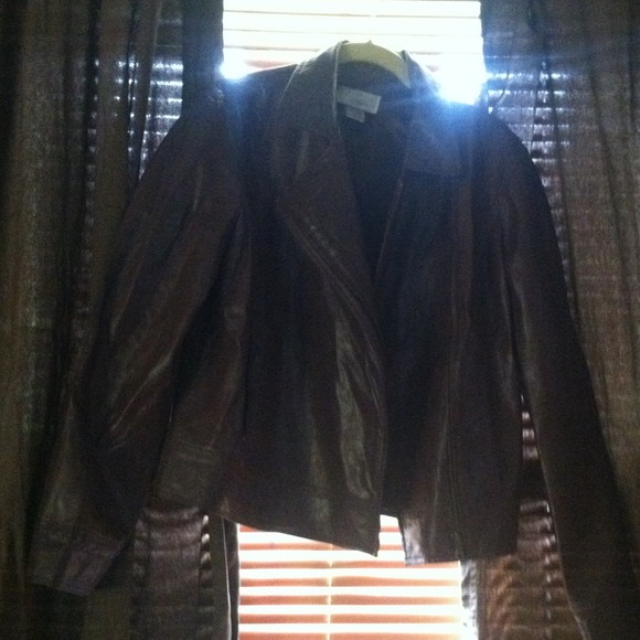 Spiegel  Dark Brown Leather Jacket