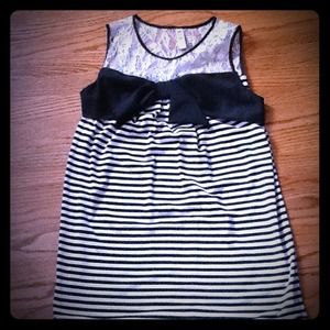 Reserved @heather_m Adorable striped lace dress