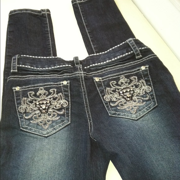 SOLD !!!! Rhinestone Jeans by Culture