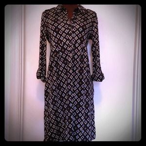 DVF silk dress Sz 10