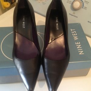 Nine west real leather heels