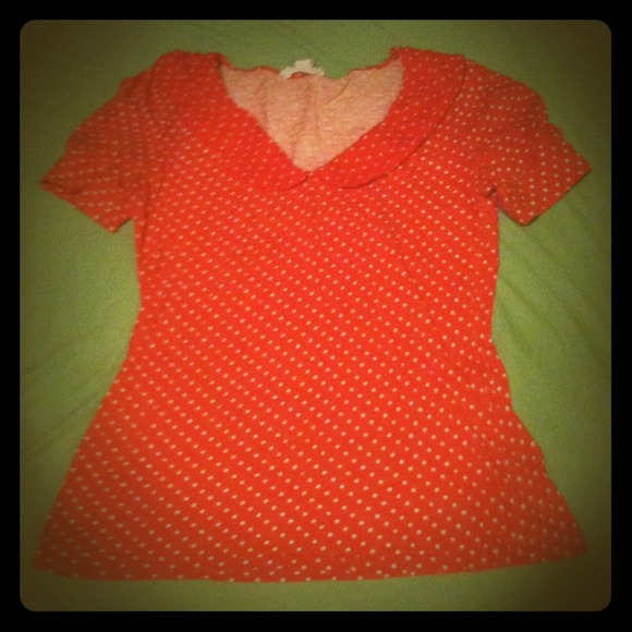 ❌SOLD Vintage-inspired Orange Urban Outfitters Top