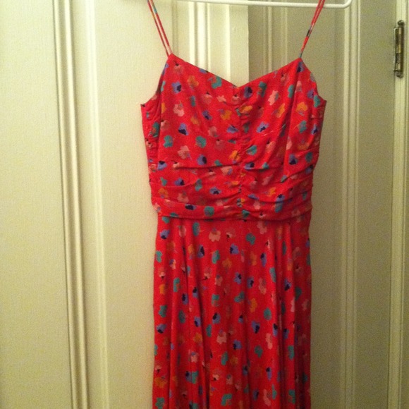 Vintage floral summer dress