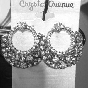 Clear Crystal Earrings