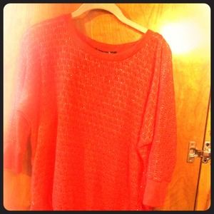 Oversized see through sweater.