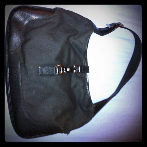 Vintage black Gucci Jackie O' purse - Picture 1 of 4