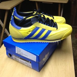 Yellow sneakers