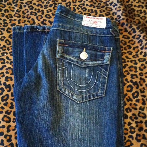 Size 25 true religion Joey big T jeans never worn