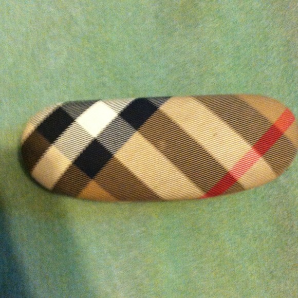 Authentic Burberry glasses case
