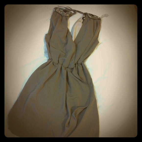H&M Military Shoulder Detail Dress