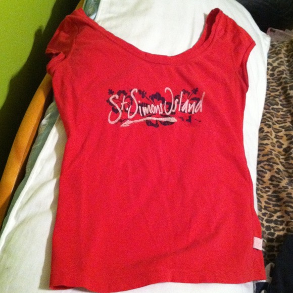 Red summer t-shirt