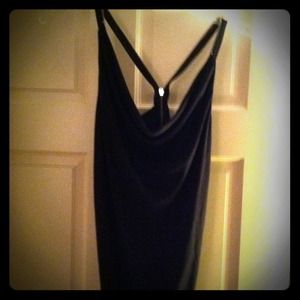 Black top with zipper back