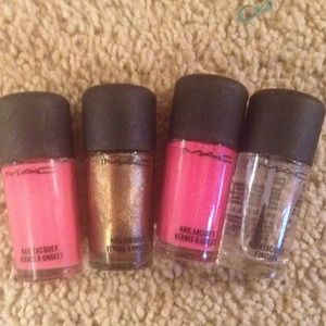 Mac nail polish bundle !reserved @gizzmomma