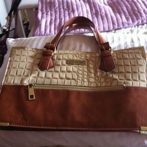 Brown and beige Nicole lee