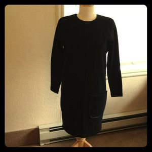 Black dress with big pockets