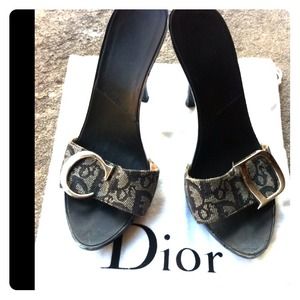 Dior Shoes - REDUCED! Authentic Dior Blue Heels Dior Shoes - REDUCED! Authentic Dior Blue Heels