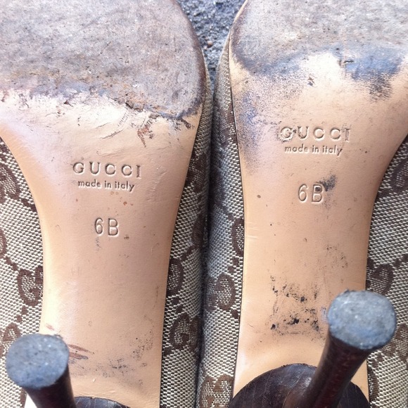 Not available 🚫 Authentic Monogram Gucci Heels - Picture 4 of 4