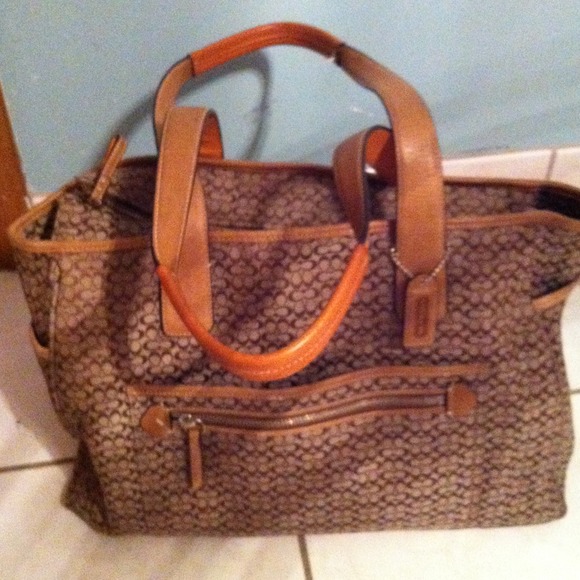 Authentic Coach Baby Bag