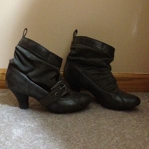 Reduced!!! Charcoal Grey Ankle Boots