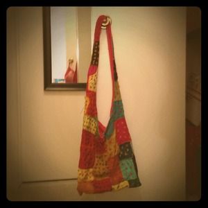 ✨RESERVED @tiadia Patchwork, Cross-shoulder Purse