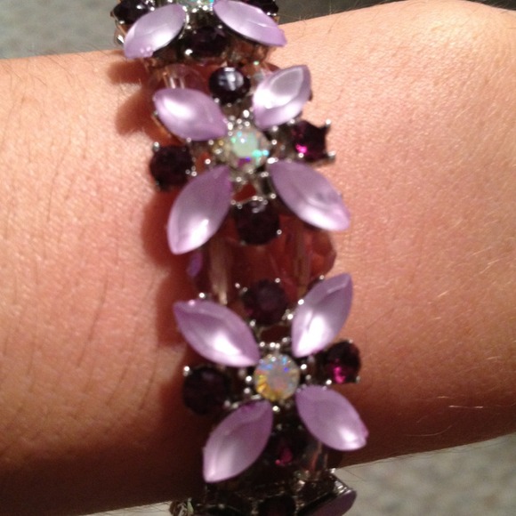 Shades of purple bracelet