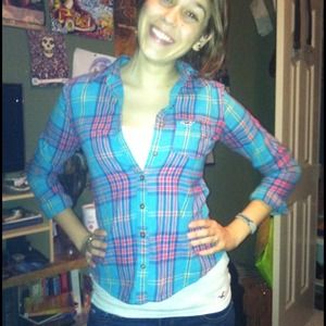 Hollister plaid bundle