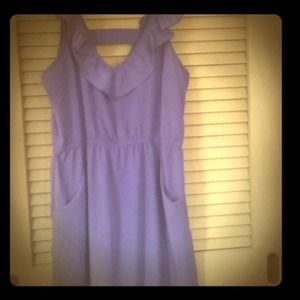 Cute purple ruffle dress