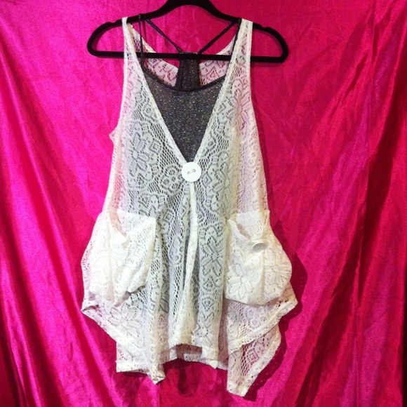 Sexy see-through 2 pieces set