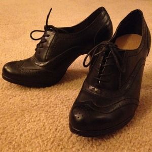 Sexy Black Oxfords