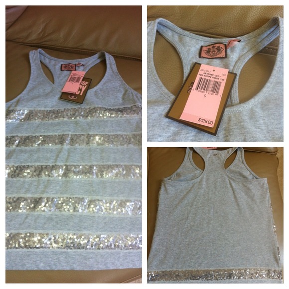 Sold Choose juicy...😍😍😍Racer back sequins Tank