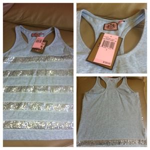 Sold Choose juicy...😍😍😍Racer back sequins Tank