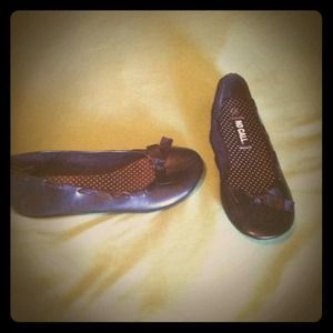 Cute Black Bow Flats