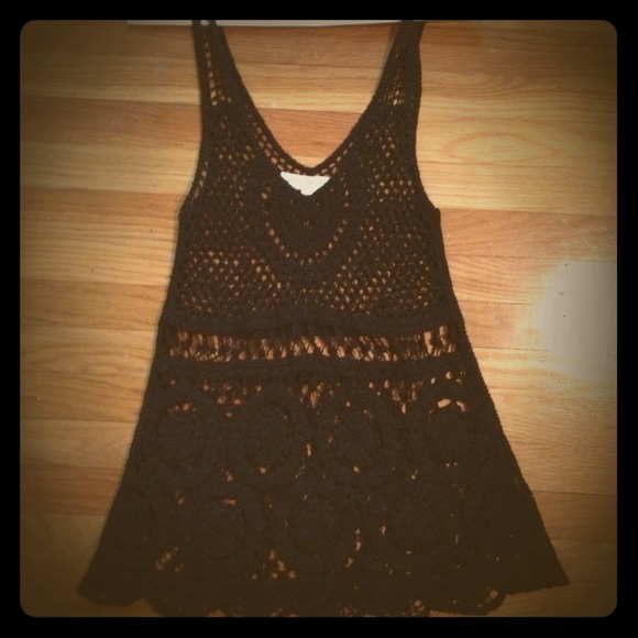 Urban Outfitters crochet long tank