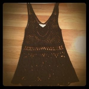 Urban Outfitters crochet long tank