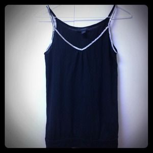 Express Tops - Black Sparkle Tank Blouse Express Tops - Black Sparkle Tank Blouse