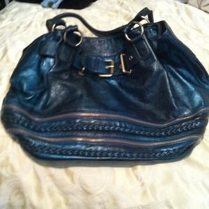 Coach blue bag