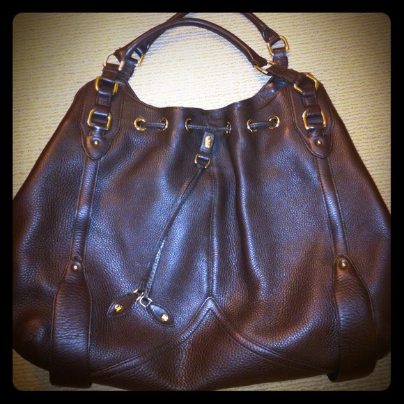 SOLD ~ Large Pebbled Tote