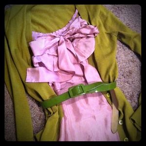 SOLD Lavender ruffle shift dress/beach coverup